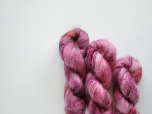 Mohair silk lace weight yarn